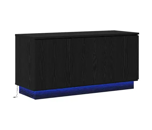 Tv Kapp Lediga Must Tamm 100 X 38 X 49 Cm Tehispuit