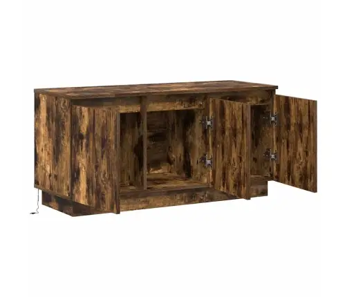 Tv Galds Ar Led Dūmakaina Ozolkoka 100 X 38 X 49 Cm Vidaxl