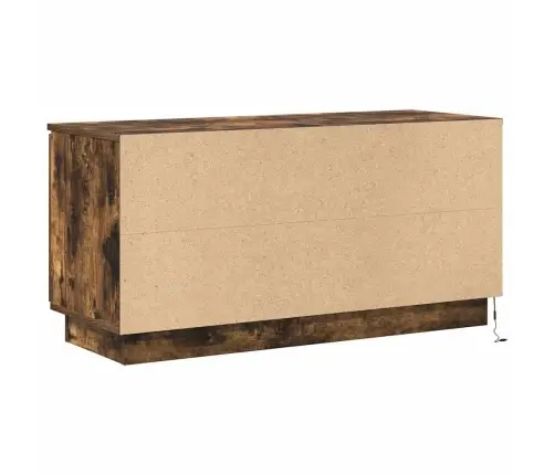 Tv Galds Ar Led Dūmakaina Ozolkoka 100 X 38 X 49 Cm Vidaxl