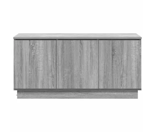 Tv Galds Ar Led Pelēka Sonomas Ozola 100 X 38 X 49 Cm Vidaxl
