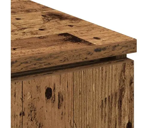 Televizoriaus Staliukas Su Led Senovinis Medis 100 X 38 X 49 Cm