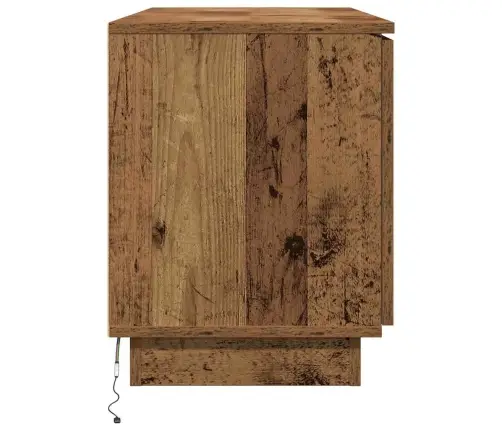 Televizoriaus Staliukas Su Led Senovinis Medis 100 X 38 X 49 Cm