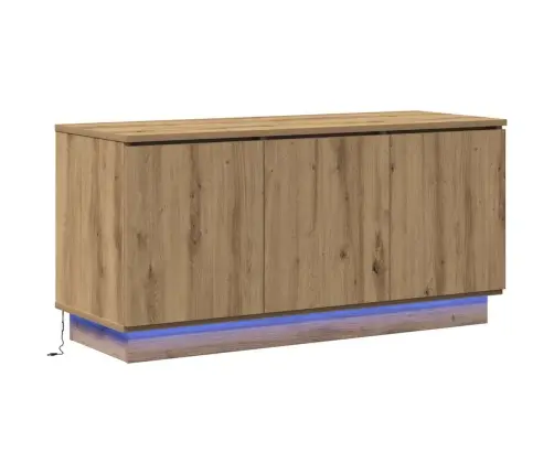 Televizoriaus Staliukas Su Led Artisano Ąžuolo 100 X 38 X 49 Cm