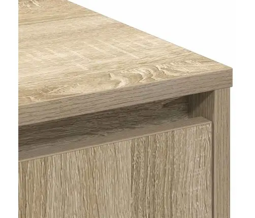 Led Kummuti Sonoma Tamm 90 X 32 X 75 Cm Tehispuit