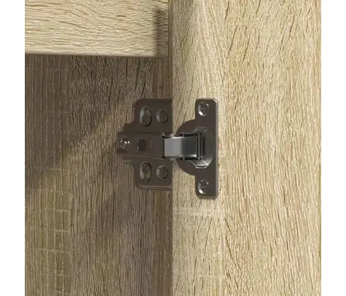 Led Kummuti Sonoma Tamm 90 X 32 X 75 Cm Tehispuit