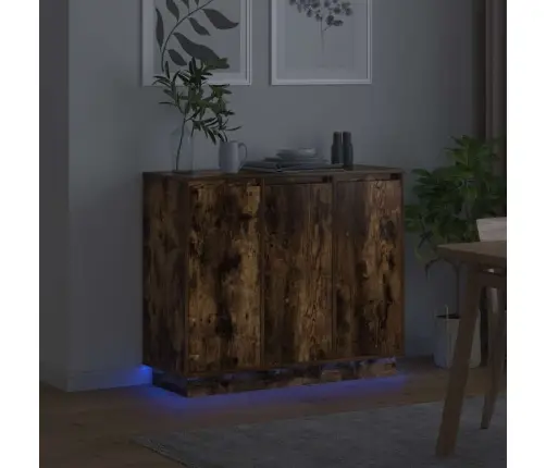 Led Kummuti Suitsetatud Tamm 90 X 32 X 75 Cm Tehispuit