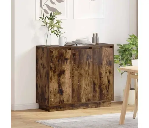 Led Kummuti Suitsetatud Tamm 90 X 32 X 75 Cm Tehispuit