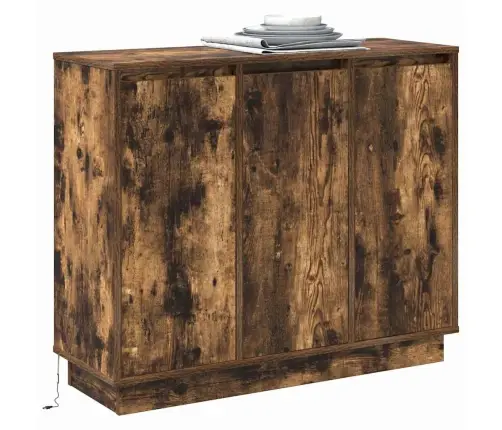 Led Kummuti Suitsetatud Tamm 90 X 32 X 75 Cm Tehispuit