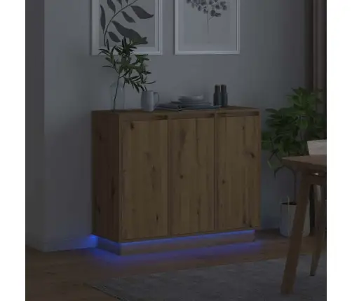 Led Bufetas Amatininkų Ąžuolas 90 X 32 X 75 Cm Apdirbta Mediena