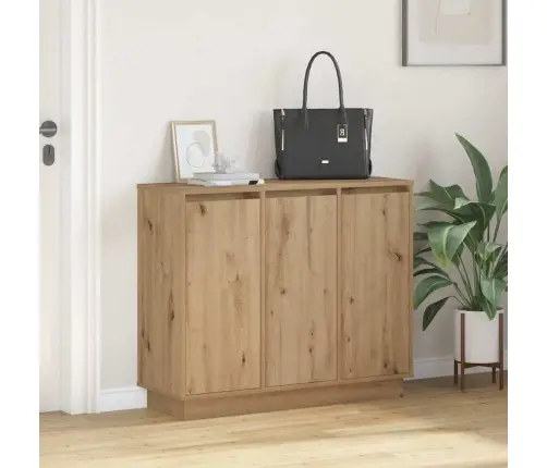 Led Bufetas Amatininkų Ąžuolas 90 X 32 X 75 Cm Apdirbta Mediena