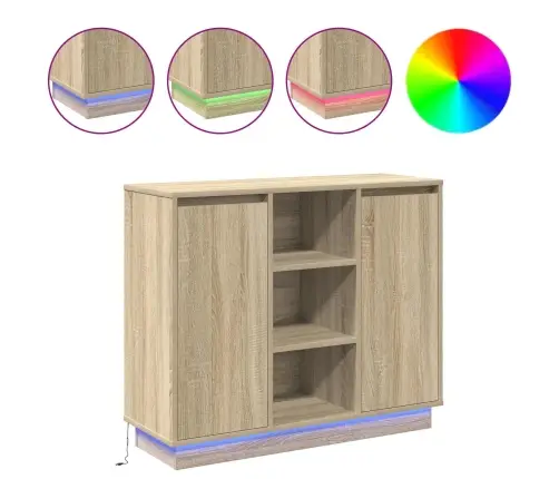 Sānu Skapītis Sonoma Ozols 90 X 32 X 75 Cm Inženierijas Koks Vidaxl