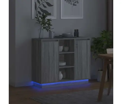 Led Kummuti Hall Sonoma 90 X 32 X 75 Cm Tehispuit