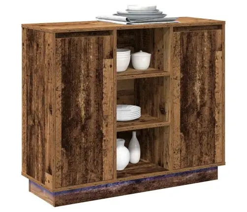 Led Kummuti Vana Puit 90 X 32 X 75 Cm Tehispuit