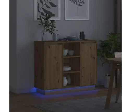 Led Bufetas Amatininkų Ąžuolas 90 X 32 X 75 Cm Apdirbta Mediena