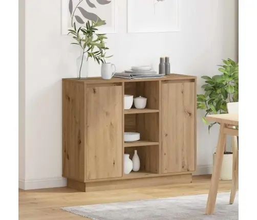 Led Bufetas Amatininkų Ąžuolas 90 X 32 X 75 Cm Apdirbta Mediena