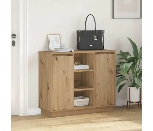 Led Bufetas Amatininkų Ąžuolas 90 X 32 X 75 Cm Apdirbta Mediena