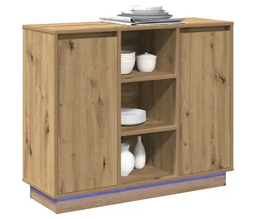 Led Bufetas Amatininkų Ąžuolas 90 X 32 X 75 Cm Apdirbta Mediena