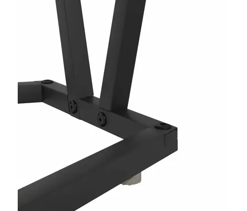 Kafijas Galds Melns Ozolkoks 80 X 40 X 40.5 Cm Vidaxl