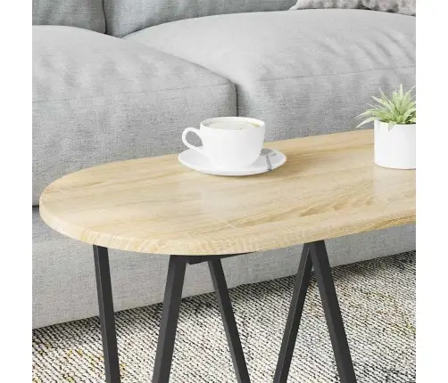 Kafijas Galds Sonomas Ozola 80 X 40 X 40.5 Cm Vidaxl Kafijas Galds Sonomas Ozola 80 X 40 X 40.5 Cm Vidaxl