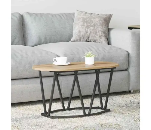 Kafijas Galds Amatnieku Ozola 80 X 40 X 40.5 Cm Vidaxl