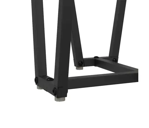 Šoninių Staliukų Komplektas 2 Pcs Amatų Ąžuolas Ir Juoda