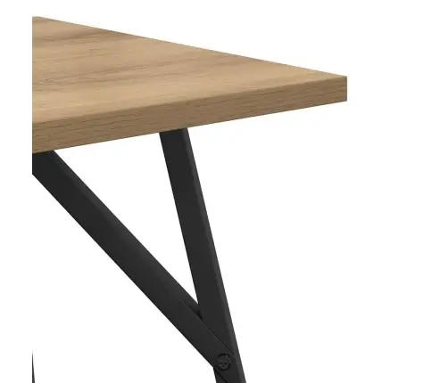 Sānu Galdiņu Komplekts 2 Pcs Artisānisks Ozols Un Melns Vidaxl Sānu Galdiņu Komplekts 2 Pcs Artisānisks Ozols Un Melns Vidaxl