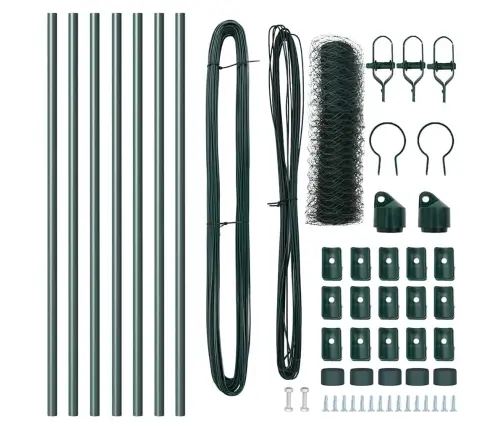 Tvorelės Stulpas Žalia 10 X 0,6 M (36 Mm Tinklas)