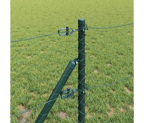 Sešstūra Žogs Zaļš 0.6X10 M Tērauda Vidaxl