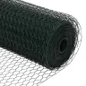 Heksagona Žogs Zaļš 0.8X10 M Tērauds Vidaxl