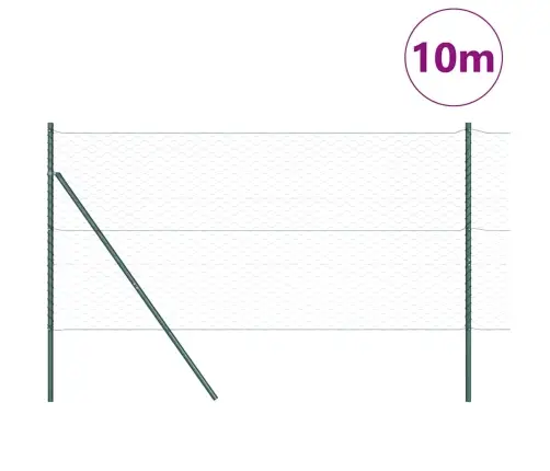 Tvorelės Stulpas Žalia 10 X 1,2 M (50 Mm Tinklelis)