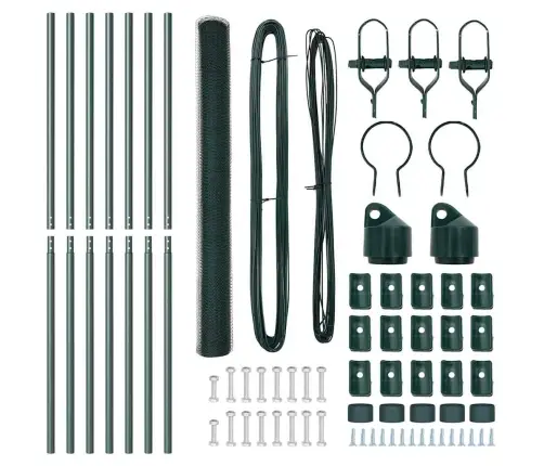 Aiapost Roheline 10 X 1,6 M (25 Mm Silmus) Terased Ja Pvc