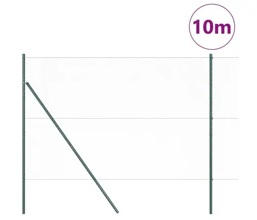 Aiapost Roheline 10 X 1,6 M (25 Mm Silmus) Terased Ja Pvc