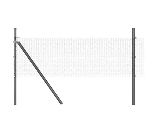 Tvorelės Stulpas Pilka 10 X 0,4 M (13 Mm Tinklelis)