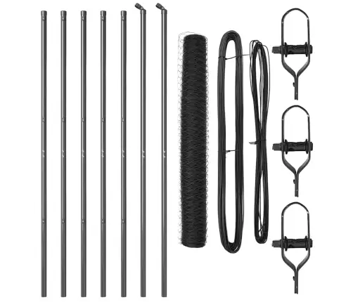 Aiapost Hall 10 X 1 M (50 Mm Võrgu) Terased Ja Pvc