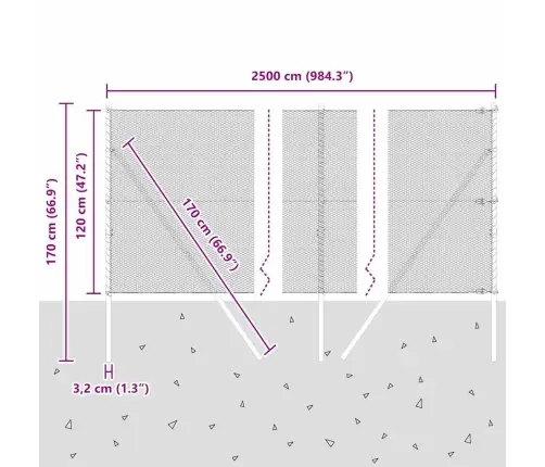 Žoga Komplekts 2 Gab. Pelēks Cinkots Tērauds Liels Izturīgs Vidaxl