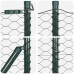 Aed Koos Postidega Hall 1.2 X 50 M Pvc Kaetud Teras