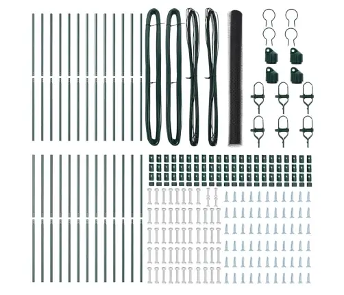 Tvora Su Stulpais Pilka 1.6 X 50 M Pvc Dengtas Plienas Tvora Su Stulpais Pilka 1.6 X 50 M Pvc Dengtas Plienas