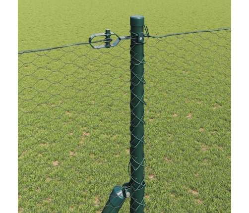 Aed Koos Postidega Hall 1.6 X 50 M Pvc Kaetud Teras