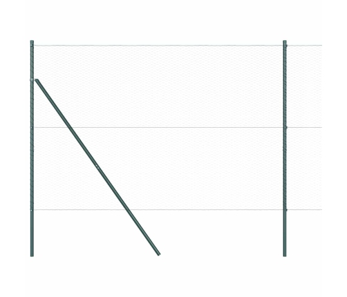 Aed Koos Postidega Hall 1.6 X 50 M Pvc Kaetud Teras