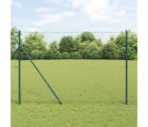 Aed Koos Postidega Hall 1.6 X 50 M Pvc Kaetud Teras