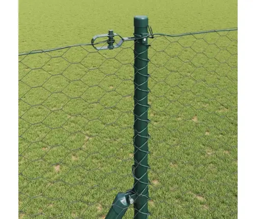 Aed Koos Postidega Hall 1.6 X 50 M Pvc Kaetud Teras