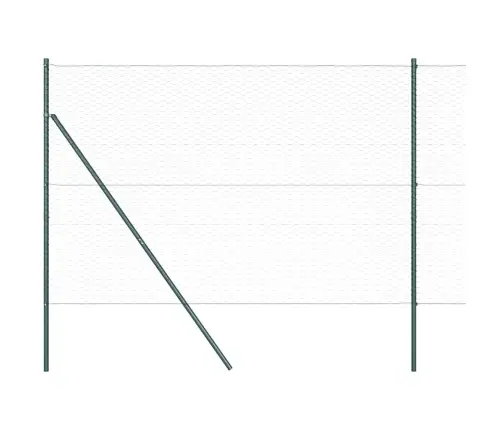 Aed Koos Postidega Hall 1.6 X 50 M Pvc Kaetud Teras