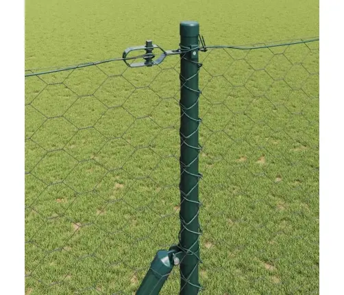 Aed Koos Postidega Hall 1.6 X 50 M Pvc Kaetud Teras