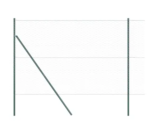 Aed Koos Postidega Hall 1.6 X 50 M Pvc Kaetud Teras