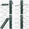 Tvora Su Stulpais Pilka 0.4 X 100 M Pvc Dengtas Plienas Tvora Su Stulpais Pilka 0.4 X 100 M Pvc Dengtas Plienas