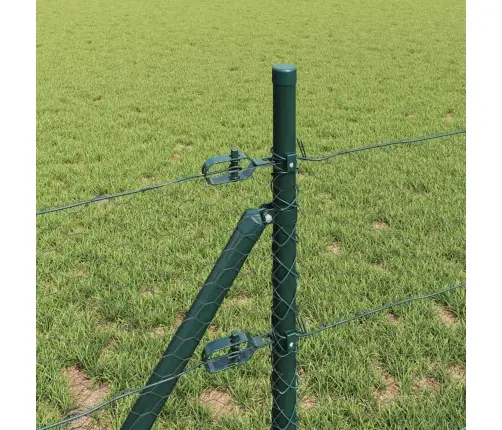 Sešstūra Žogs Pelēks 0.5X100 M Tērauds Vidaxl