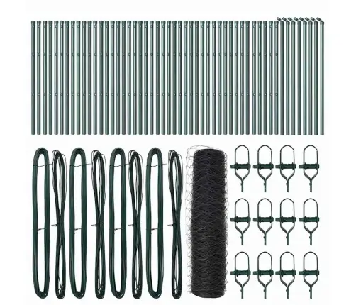 Sešstūra Žogs Pelēks 0.5X100 M Tērauds Vidaxl Sešstūra Žogs Pelēks 0.5X100 M Tērauds Vidaxl