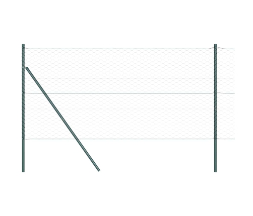 Aed Koos Postidega Hall 1 X 100 M Pvc Kaetud Teras