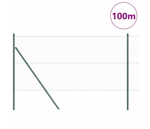 Aed Koos Postidega Hall 1 X 100 M Pvc Kaetud Teras