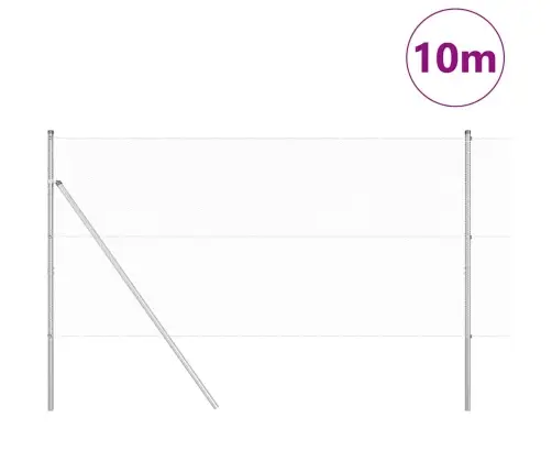 Heksagonālais Žogs 1X10 M Galvanizēta Tērauda Vidaxl